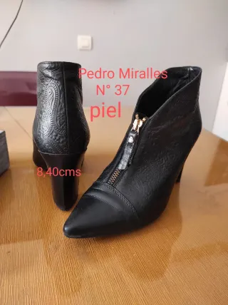 Botines Pedro Miralles Talla 37 Piel