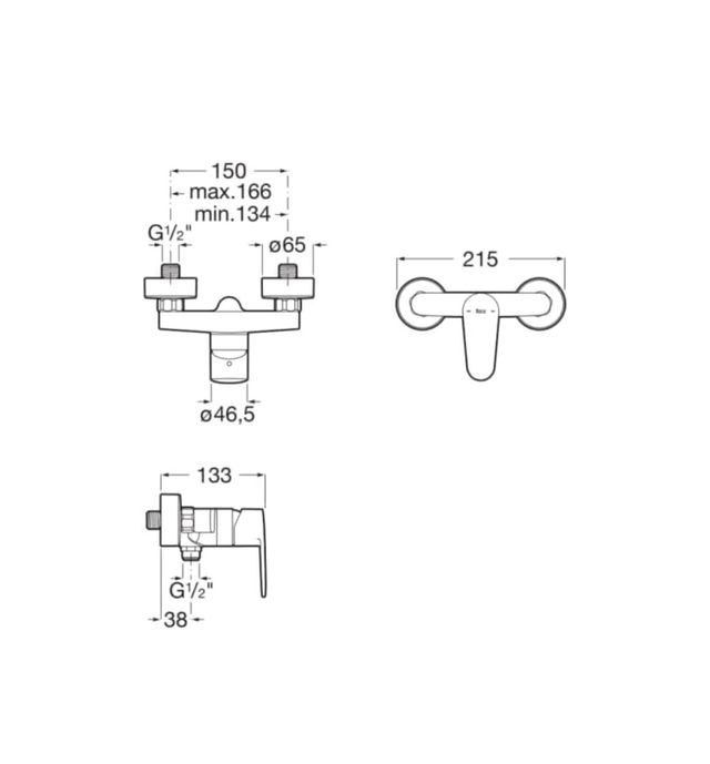 Miscelatore doccia Roca Victoria Plus