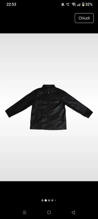 Giubbino Zoteno Pelle XXL Nero