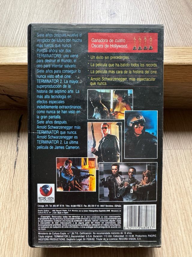 VHS Terminator 2 - El Juicio Final