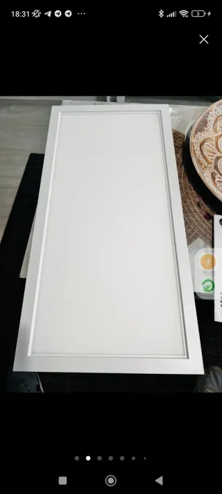 Plafón LED rectangular