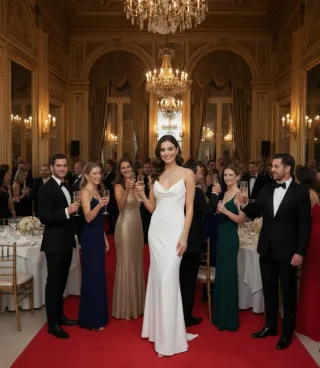 Vestido de Gala Blanco