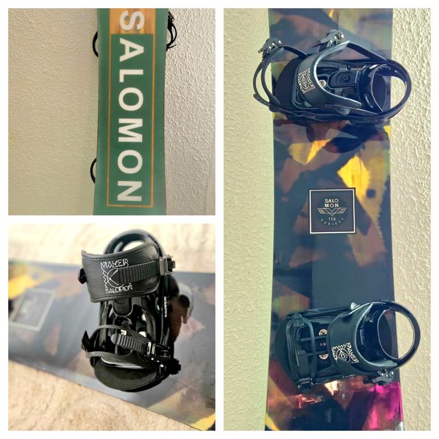 Tabla Snow Salomon Subject 156 + Fijaciones