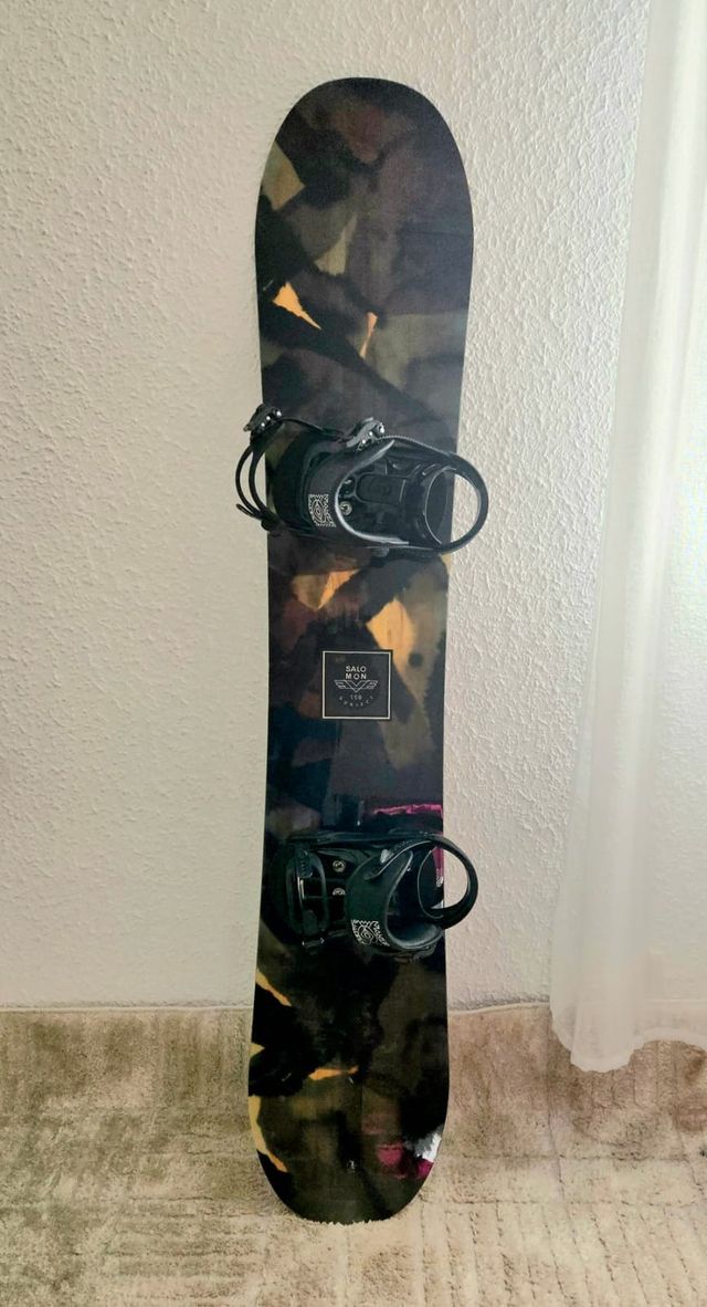 Tabla Snow Salomon Subject 156 + Fijaciones