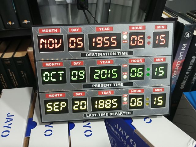 Lightbox Delorean Regreso al Futuro