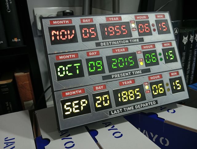 Lightbox Delorean Regreso al Futuro