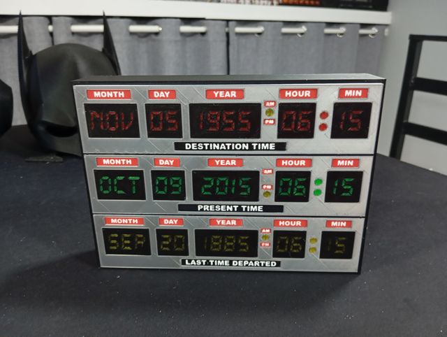 Lightbox Delorean Regreso al Futuro