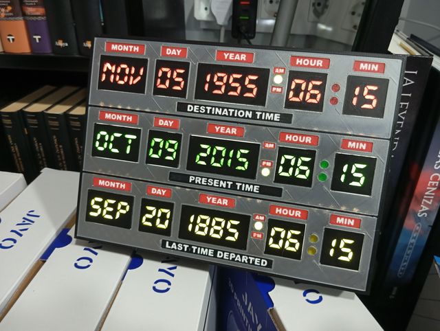 Lightbox Delorean Regreso al Futuro