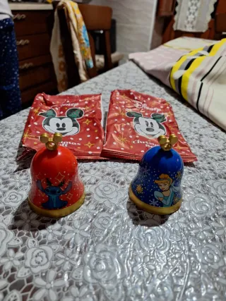 Campanelle Disney Natalizie Stitch & Cenerentola