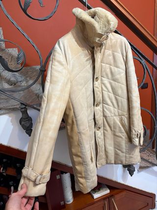 Cappotto in vera pelle vintage