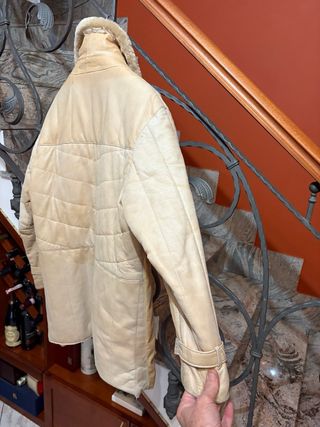 Cappotto in vera pelle vintage