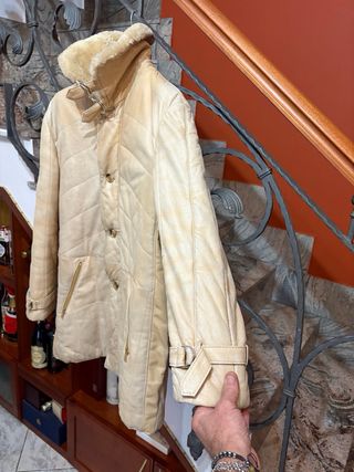 Cappotto in vera pelle vintage