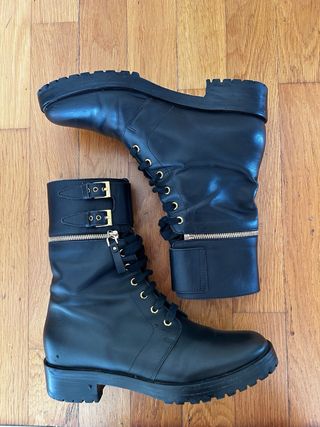 Stivali Sergio Rossi in pelle nera taglia 39.5