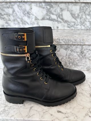 Stivali Sergio Rossi in pelle nera taglia 39.5