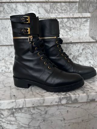 Stivali Sergio Rossi in pelle nera taglia 39.5