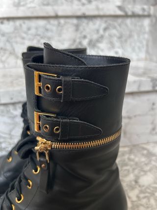 Stivali Sergio Rossi in pelle nera taglia 39.5