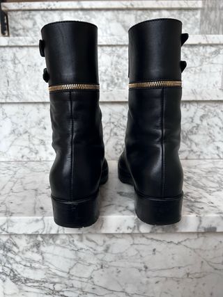 Stivali Sergio Rossi in pelle nera taglia 39.5