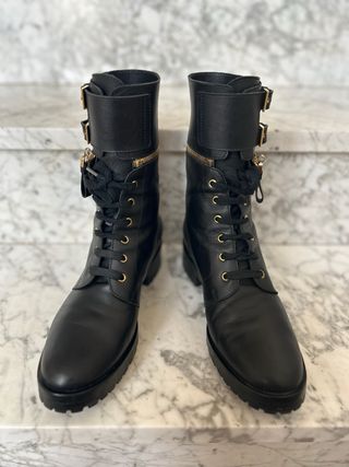 Stivali Sergio Rossi in pelle nera taglia 39.5