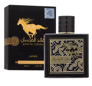 Lattafa QAED AL FURSAN Perfume Árabe Negro Dorado
