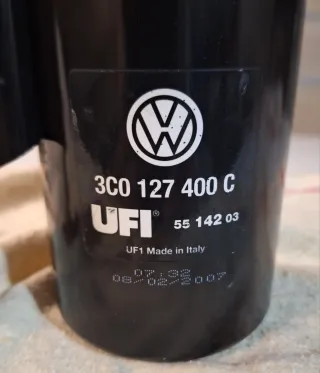 Conjunto filtro Combustible VW 3C0 127 400 C UFI