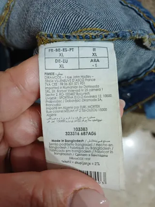 Chaqueta tejana Pimkie Talla XL