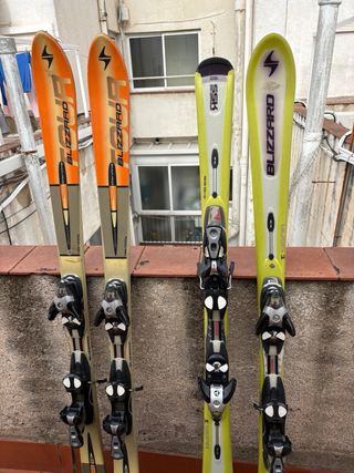 Esquís Blizzard SSK con fijaciones