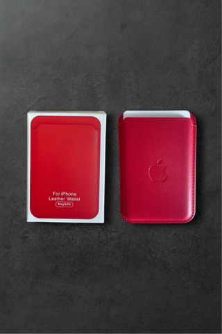 Portacarte/ Porta documentos Apple MagSafe Rosso