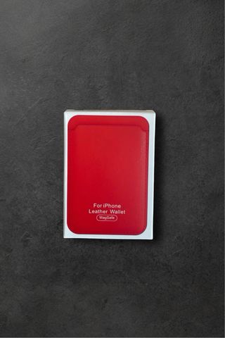 Portacarte/ Porta documentos Apple MagSafe Rosso