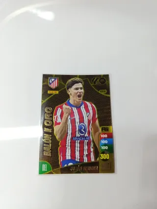 Carta Balón de Oro Julián Álvarez Panini
