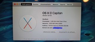 MacBook finales 2009 produccion musical y diseño