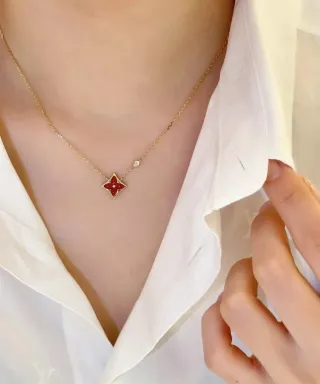 Conjunto inspiración Louis Vuitton rojo