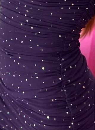 Vestido fiesta con lentejuelas pequeñas