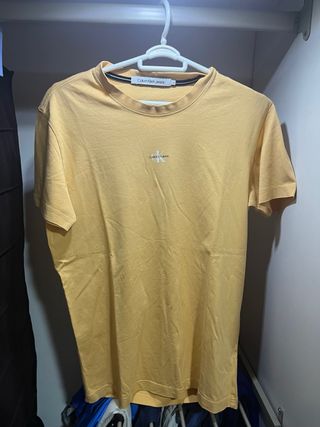 Camiseta Calvin Klein Jeans Amarilla Talla M