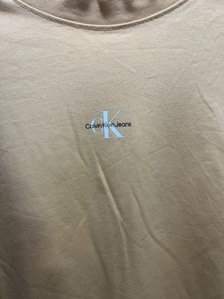 Camiseta Calvin Klein Jeans Amarilla Talla M