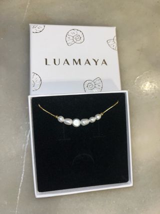 Pulsera Luamaya de perlas color Oro