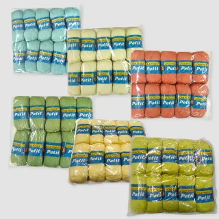 Lote 50 ovillos algodón acrílico 50gr manualidades