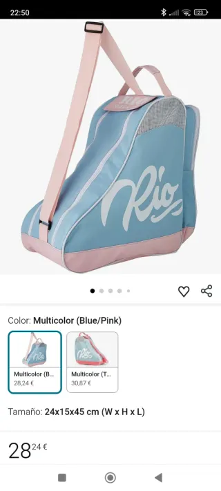 Bolsa para patines Rio Roller Multicolor