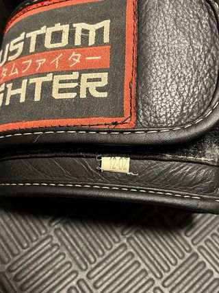 Guantes Boxeo Custom Fighter 12oz Negros