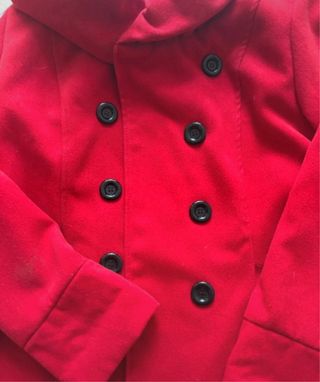 Cappotto donna elegante rosso