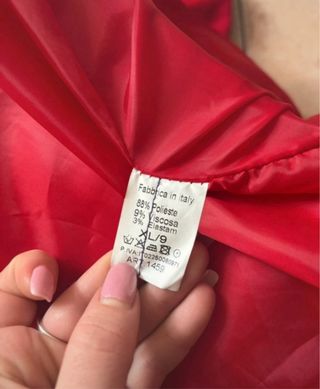 Cappotto donna elegante rosso