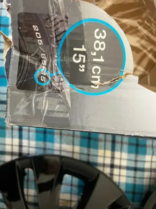 CARTREND Tapacubos 15 Negro Kit 4uds