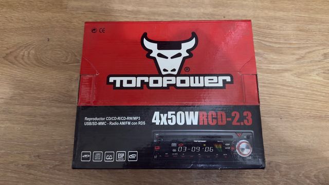 Radio Coche Toro Power RCD-2.3 CD/USB/SD/FM