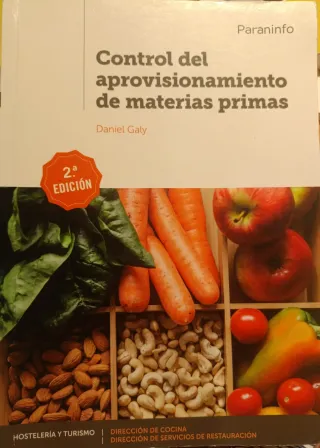 Control del aprovisionamiento de materias prima...