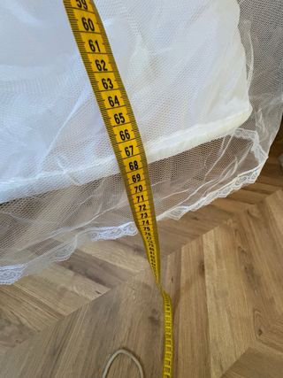 Cancán niña/adolescente 75cm blanco