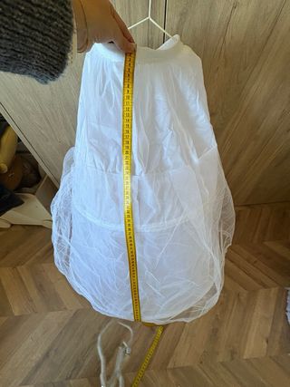 Cancán niña/adolescente 75cm blanco