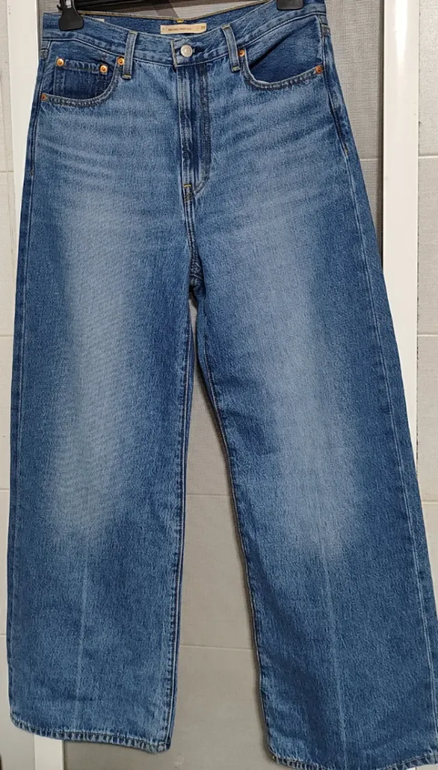 Pantalones Levi's Anchos Azul Talla M