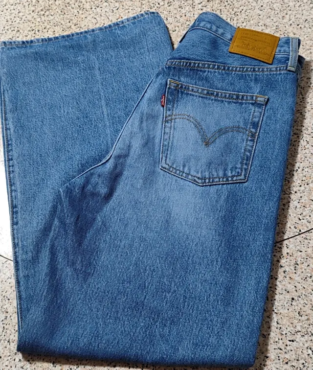 Pantalones Levi's Anchos Azul Talla M
