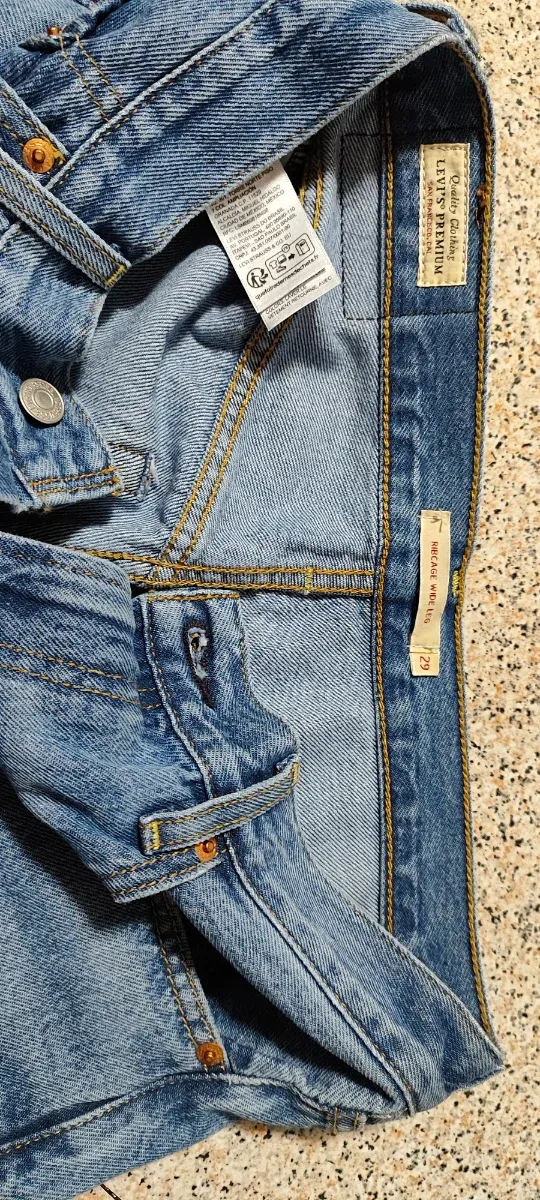 Pantalones Levi's Anchos Azul Talla M