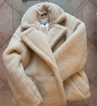 MONRO STORE Cappotto Teddy Beige Donna Taglia Unic