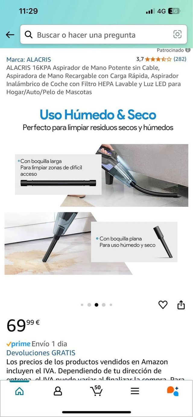 Aspirapolvere portatile potente senza fili nuovo